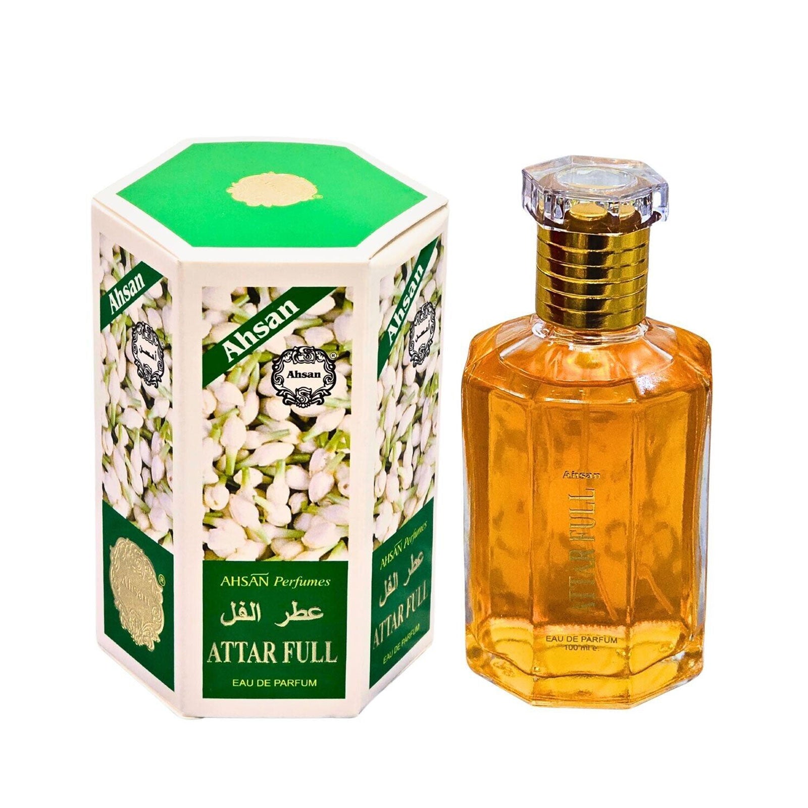 Ahsan Attar Full Eau de Parfum 100ml, Jasmine Scent For Men Ahsan Attar Full Eau de Parfum 100ml, Jasmine Scent For Men